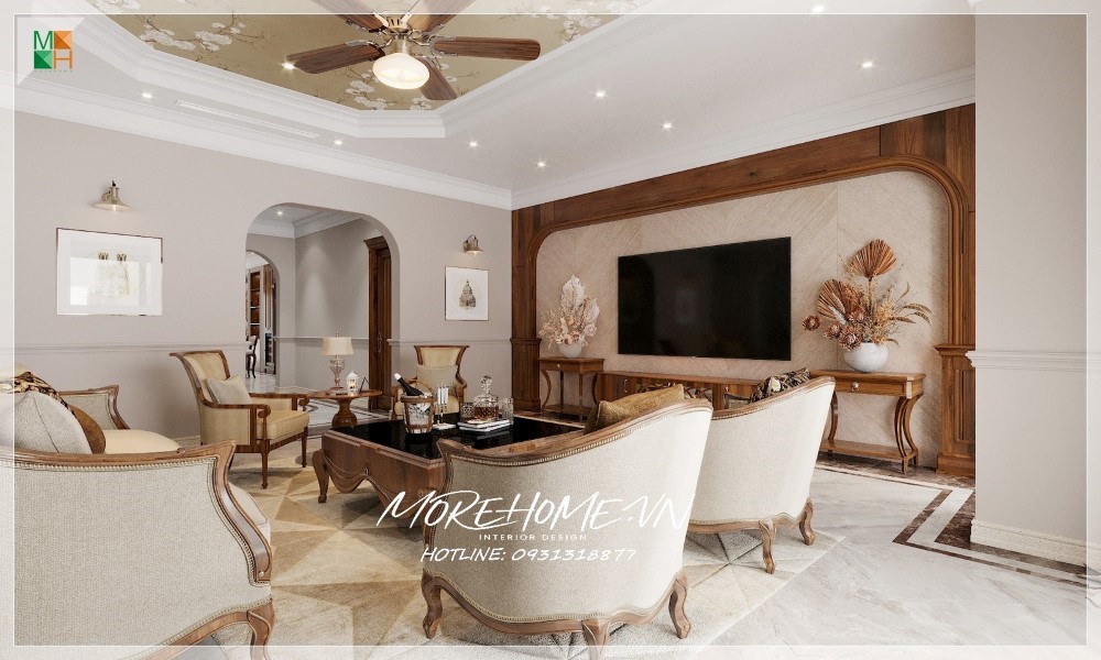 Thiết kế thi công nội thất biệt thự Nam An Khánh