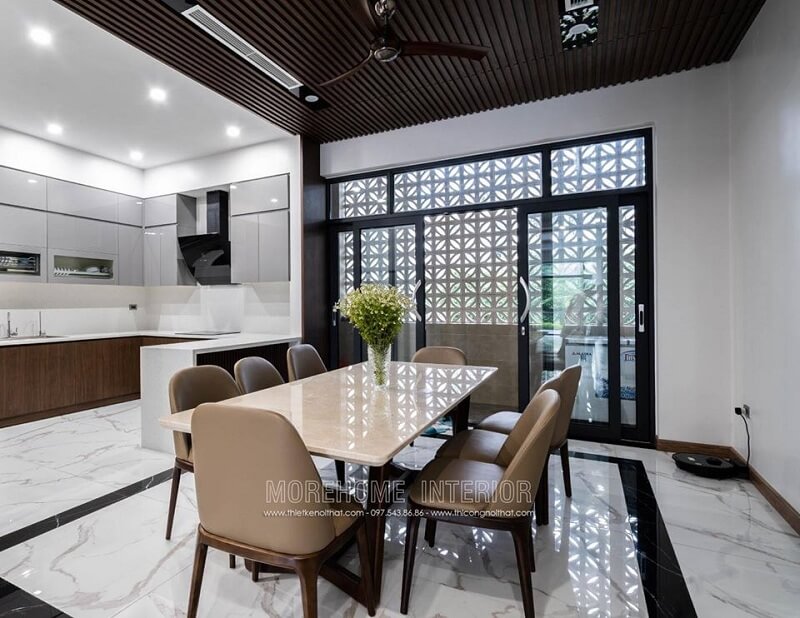 Mẫu bàn ăn hiện đại đang được ưa chuộng hiện nay Thiết kế nội thất