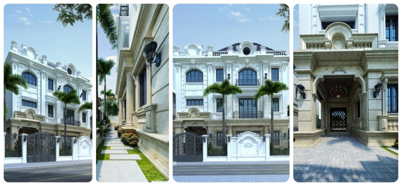 trang trí nhà mặt tiền