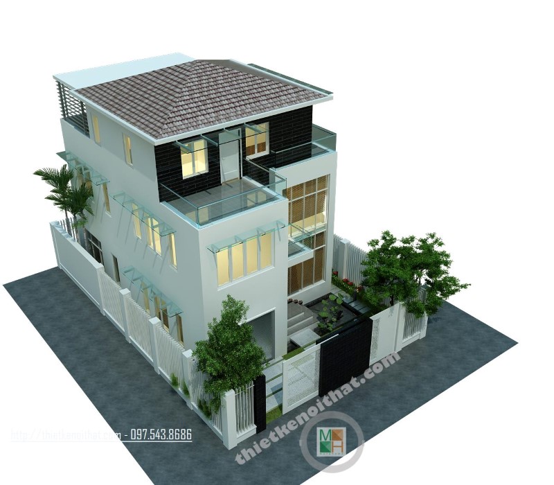 trang trí nhà mặt tiền
