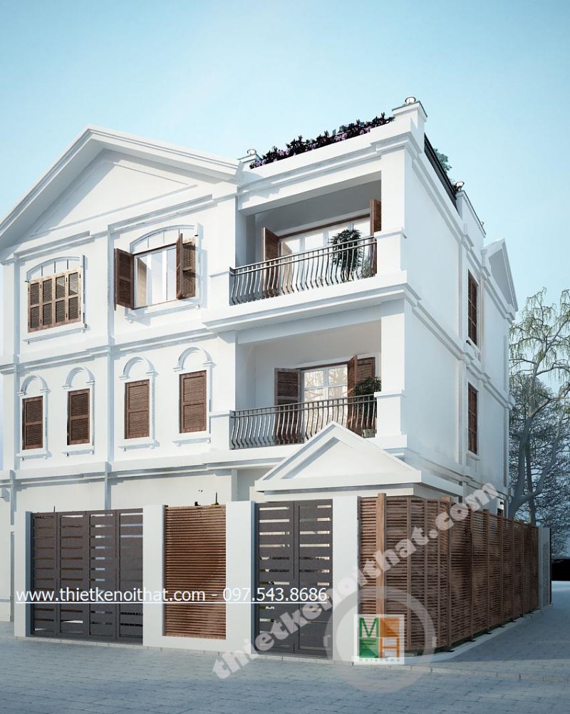 trang trí nhà mặt tiền