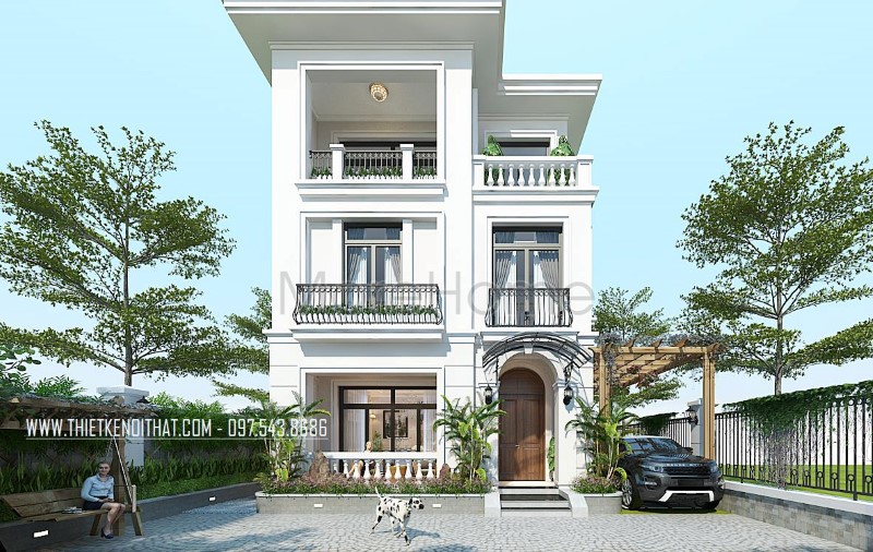  trang trí nhà mặt tiền