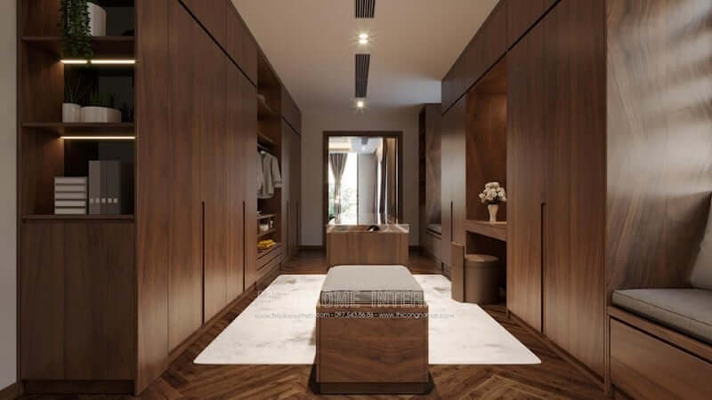 Tủ quần áo biệt thự